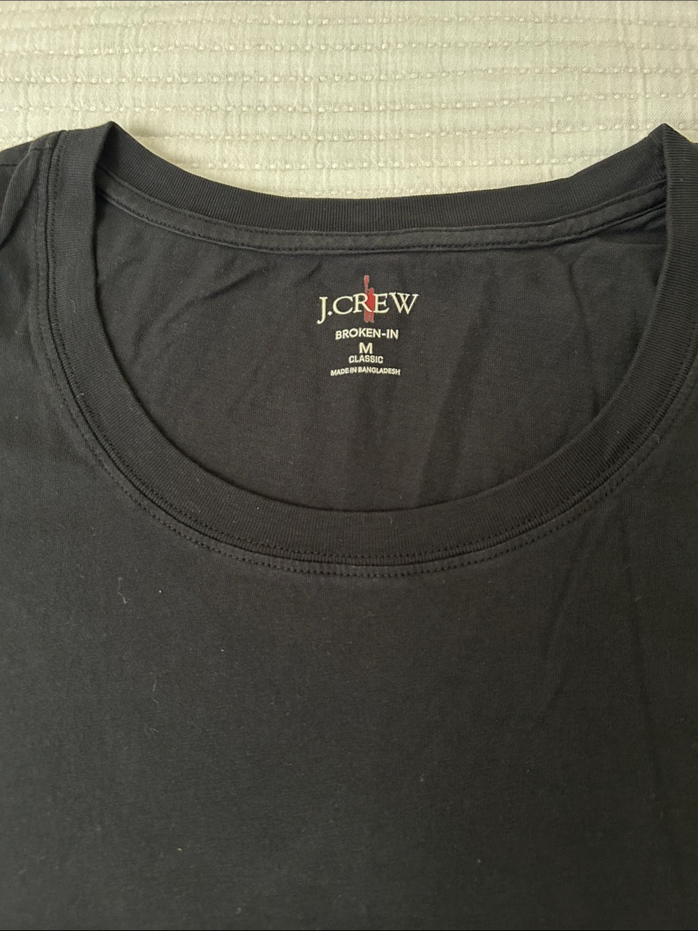 Men’s J. Crew Black Scoop Neck Tank Top Medium - Picture 2 of 3